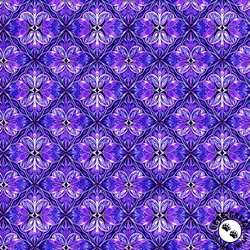 QT Fabrics Royale Geo Trellis Purple QT Fabrics Royale Geo Trellis Purple