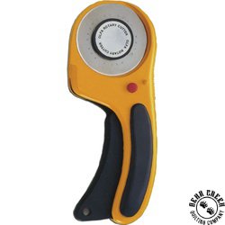 Olfa Splash 60mm Ergonomic Rotary Cutter - Yellow