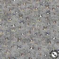 QT Fabrics Forest, Field and Stream Ducks Smoke QT Fabrics Forest, Field and Stream Ducks Smoke
