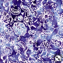 Riley Blake Designs Expressions Batiks Victorian Garden Dusty Periwinkle