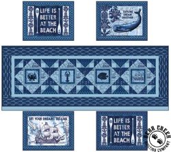 Indigo Coastal Free Table Set Pattern Indigo Coastal Free Table Set Pattern