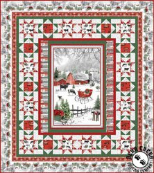 Holiday Homestead I Free Quilt Pattern