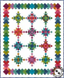 Chroma Shuffle (White) Block of the Month - REGISTRATION