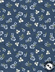 Wilmington Prints Among The Irises Small Florals Blue
