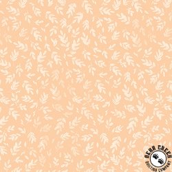 Benartex Follow Your Joy Leafy Sprig Light Peach