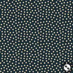 Windham Fabrics Circa Sharp Cheddar Double Dot Indigo