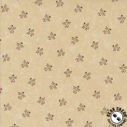 Moda A Vintage Christmas Holly Tan