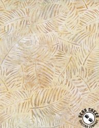 Wilmington Prints Del Mar Batiks Palm Frond Tan