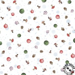 P&B Textiles Frost and Fable Ornament Toss White P&B Textiles Frost and Fable Ornament Toss White