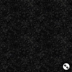 Clothworks Faboolous Spiderweb Black Clothworks Faboolous Spiderweb Black