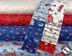 Mystery Five-0 Aloha Quilt Kit - STARS AND STRIPES FOREVER