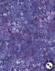 Wilmington Prints Polaris Batiks Leafy Sprigs Purple
