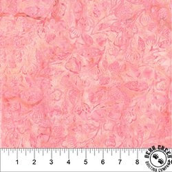 Northcott Banyan Batiks Dandelion Wishes Crabapple Pink Blush