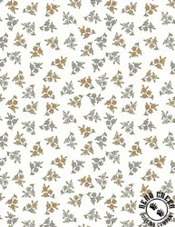 Wilmington Prints Patch of Sunshine Small Floral White