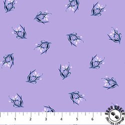 Figo Fabrics Full Moon Floral Lilac