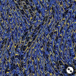 Benartex Metallic Impressions Marble Impressions Navy Benartex Metallic Impressions Marble Impressions Navy