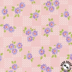 Moda On The Bright Side Fields Small Floral Bubble Gum