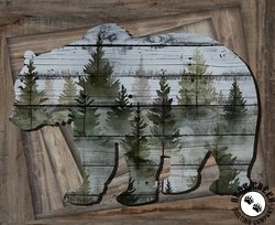 Studio E Fabric Out of the Woodwork Bear Panel