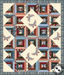 Butterfly Fandango - Fandango Flutter Free Quilt Pattern by Benartex