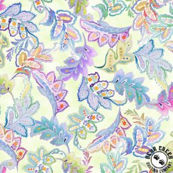 In The Beginning Fabrics Daydreams Large Leaves Multi