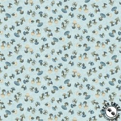 Henry Glass Norwegian Forest Mushrooms Pale Blue Henry Glass Norwegian Forest Mushrooms Pale Blue
