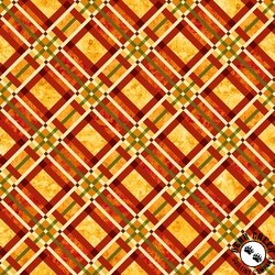 Studio E Fabrics Autumn Fields Plaid Pumpkin Studio E Fabrics Autumn Fields Plaid Pumpkin