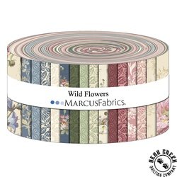 Wild Flowers Strip Roll by Marcus Fabrics Wild Flowers Strip Roll by Marcus Fabrics