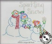 Sparkling Snow Free Embroidery Pattern by Lecien and Crab Apple Hill Studio