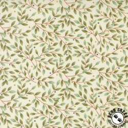 Moda Family Tree Leaves and Branches Warm White Moda Family Tree Leaves and Branches Warm White
