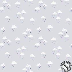 Riley Blake Designs Twinkle Little Star Dream Skies Gray