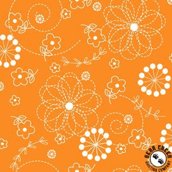 Maywood Studio Kimberbell Basics Doodles Orange Maywood Studio Kimberbell Basics Doodles Orange