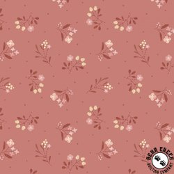 Marcus Fabrics Woolly Whims Floral Pink Marcus Fabrics Woolly Whims Floral Pink