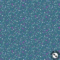 Andover Fabrics Fairy Dust Sparkle Teal