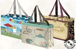 Basic Fabric Panel Tote Free Pattern Basic Fabric Panel Tote Free Pattern