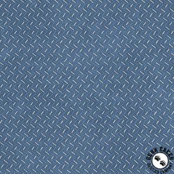 Maywood Studio Patchwork Blue Dashed Texture Blue