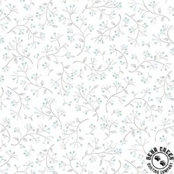 Benartex Wander Lane II Winter Berry Snow