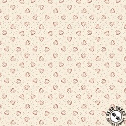 Marcus Fabrics Pint Sized Neutrals Divided Heart Pink