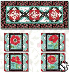 Poppy Perfection Free Table Set Pattern