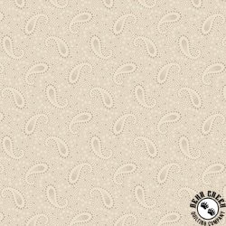Marcus Fabrics Flower Garden Paisley Cream Marcus Fabrics Flower Garden Paisley Cream