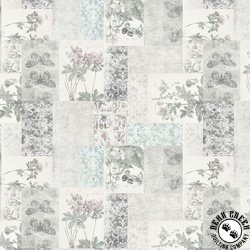 Clothworks Harmony Patchwork Light Pewter Clothworks Harmony Patchwork Light Pewter