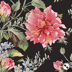 Maywood Studio Marlowe Main Floral Black