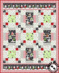 Winter Gnomes Free Quilt Pattern