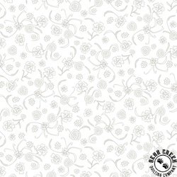 P&B Textiles Still Life Ditzy Floral Texture White P&B Textiles Still Life Ditzy Floral Texture White