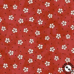 Henry Glass Pocketful of Posies Tossed Red Henry Glass Pocketful of Posies Tossed Red
