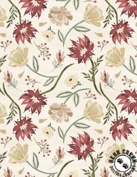 Wilmington Prints Floralscape Large Floral Cream Wilmington Prints Floralscape Large Floral Cream