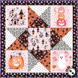 Ghostly Greetings Halloween Hauntings Free Quilt Pattern