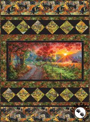 Through the Forest Light I Free Quilt Pattern
