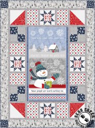 Nordic Cabin Snow Time Free Quilt Pattern