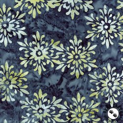 Riley Blake Designs Expressions Batiks Victorian Garden Charcoal