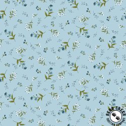 Studio E Fabrics Ashdown Forest Open Sprigs Light Blue Studio E Fabrics Ashdown Forest Open Sprigs Light Blue
